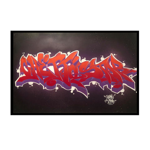Large 24x36" Custom Graffiti Canvas
